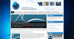 Desktop Screenshot of indepths.org